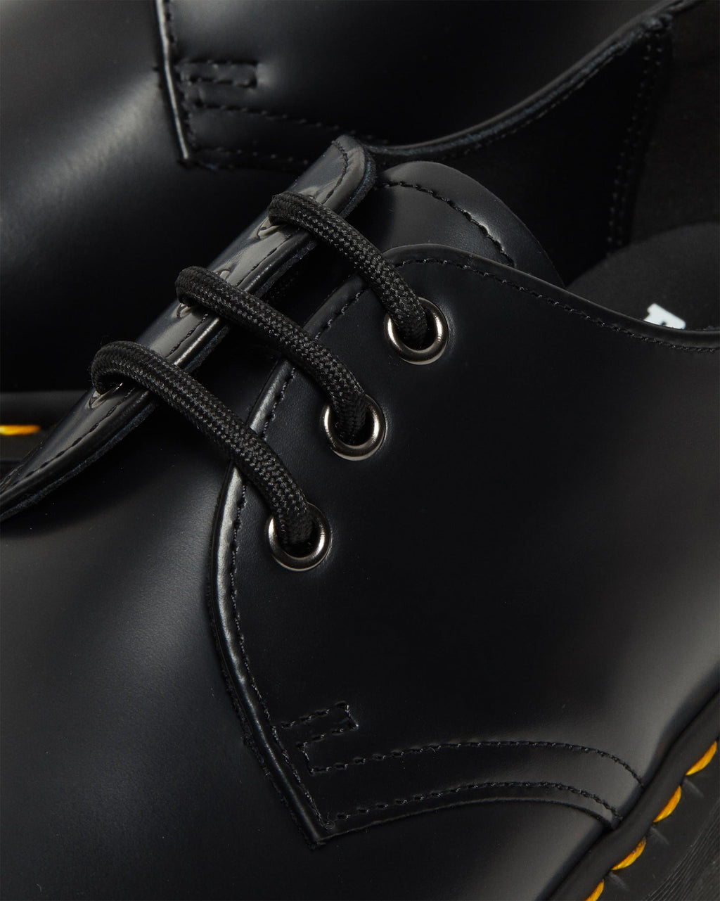 1461 Quad Black Polished Smooth