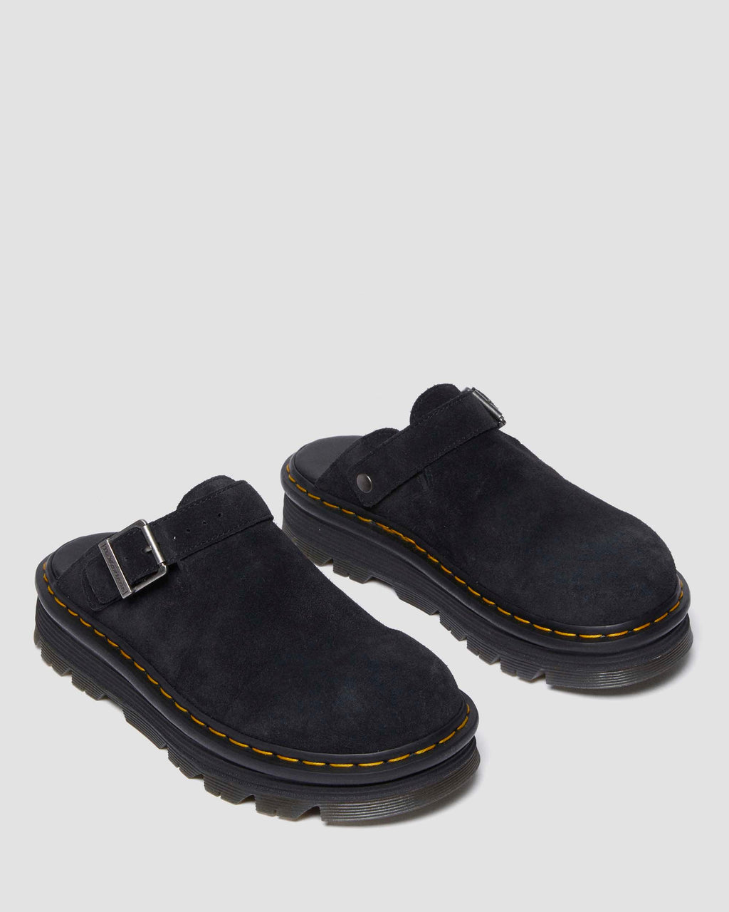ZEBZAG MULE Black Suede