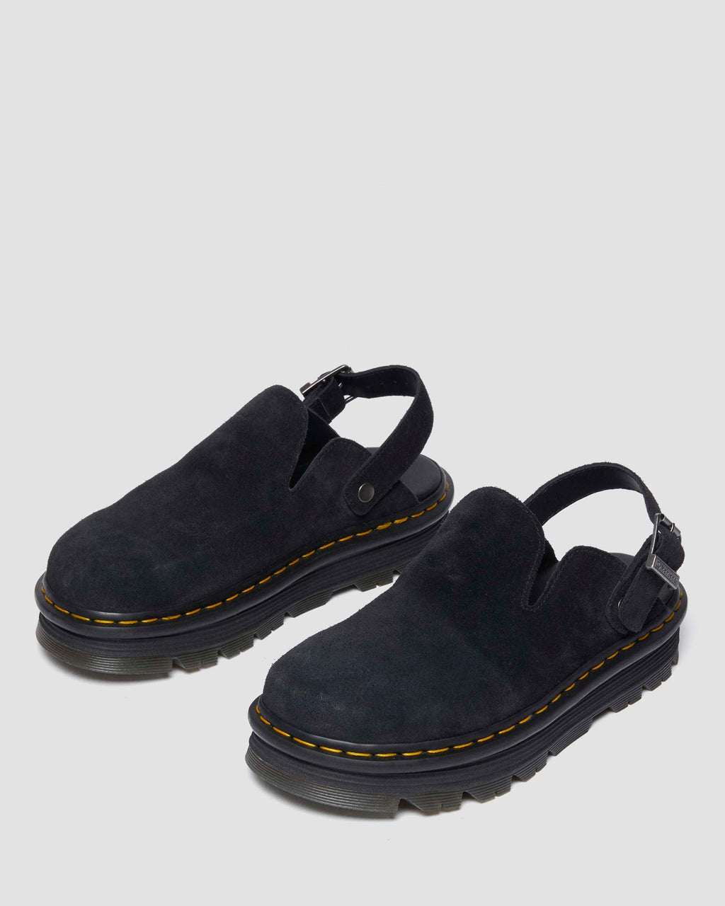 ZEBZAG MULE Black Suede