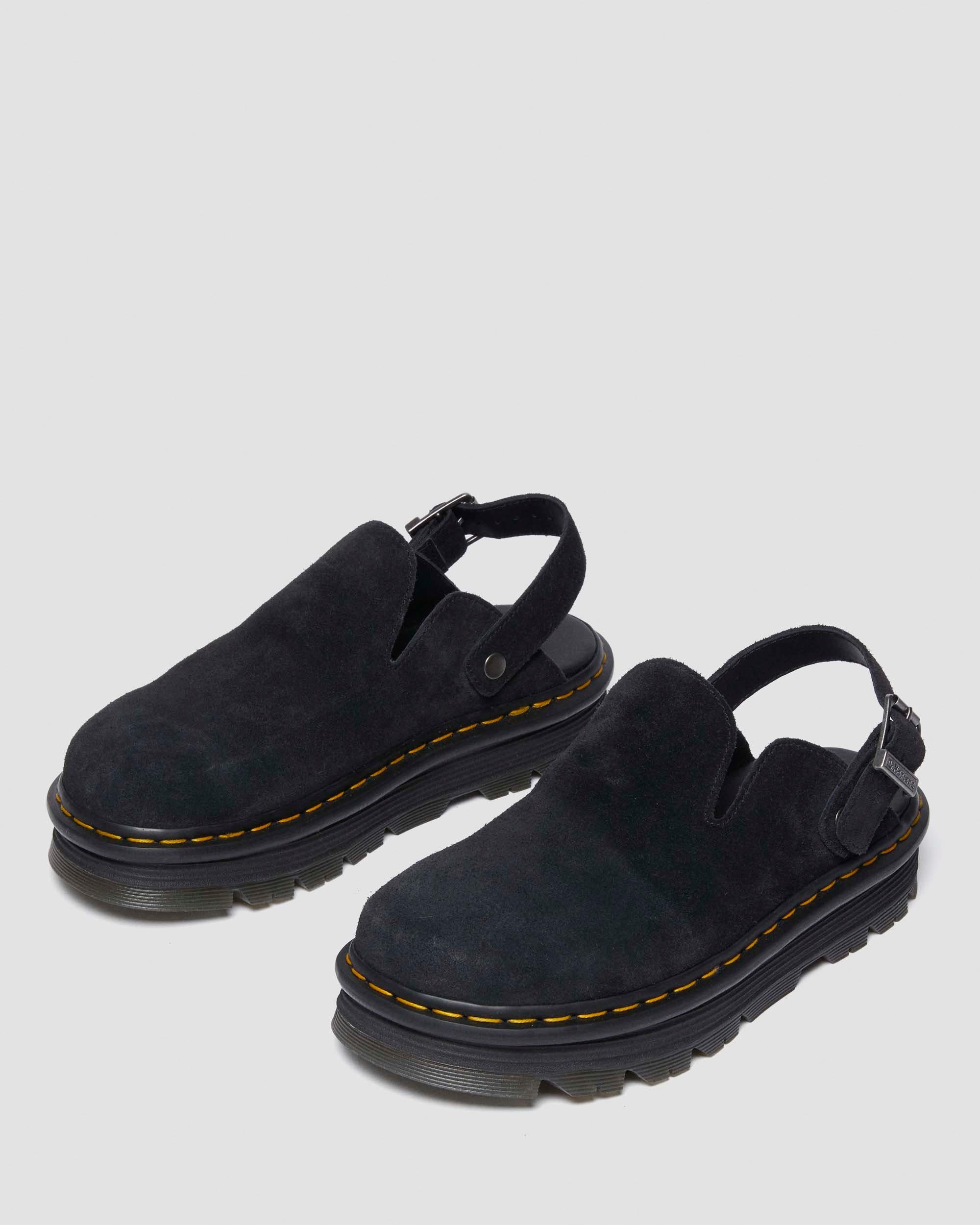 ZEBZAG MULE Black Suede