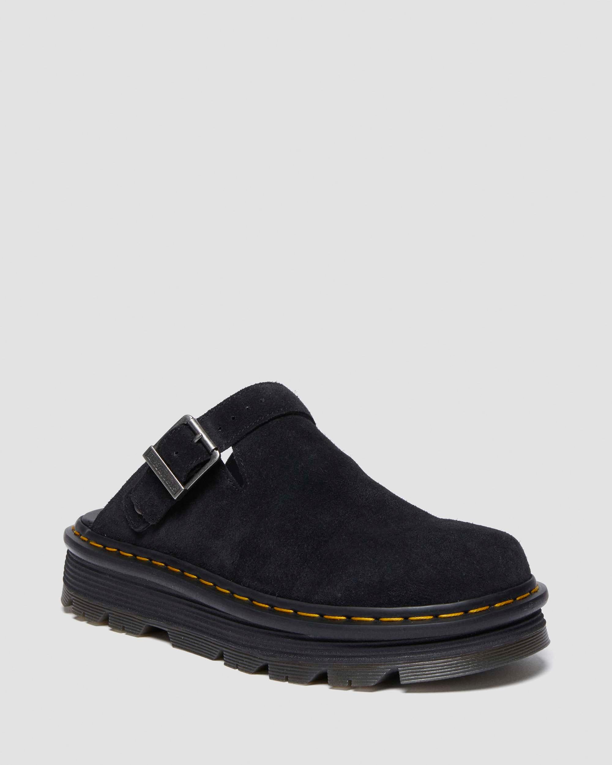ZEBZAG MULE Black Suede