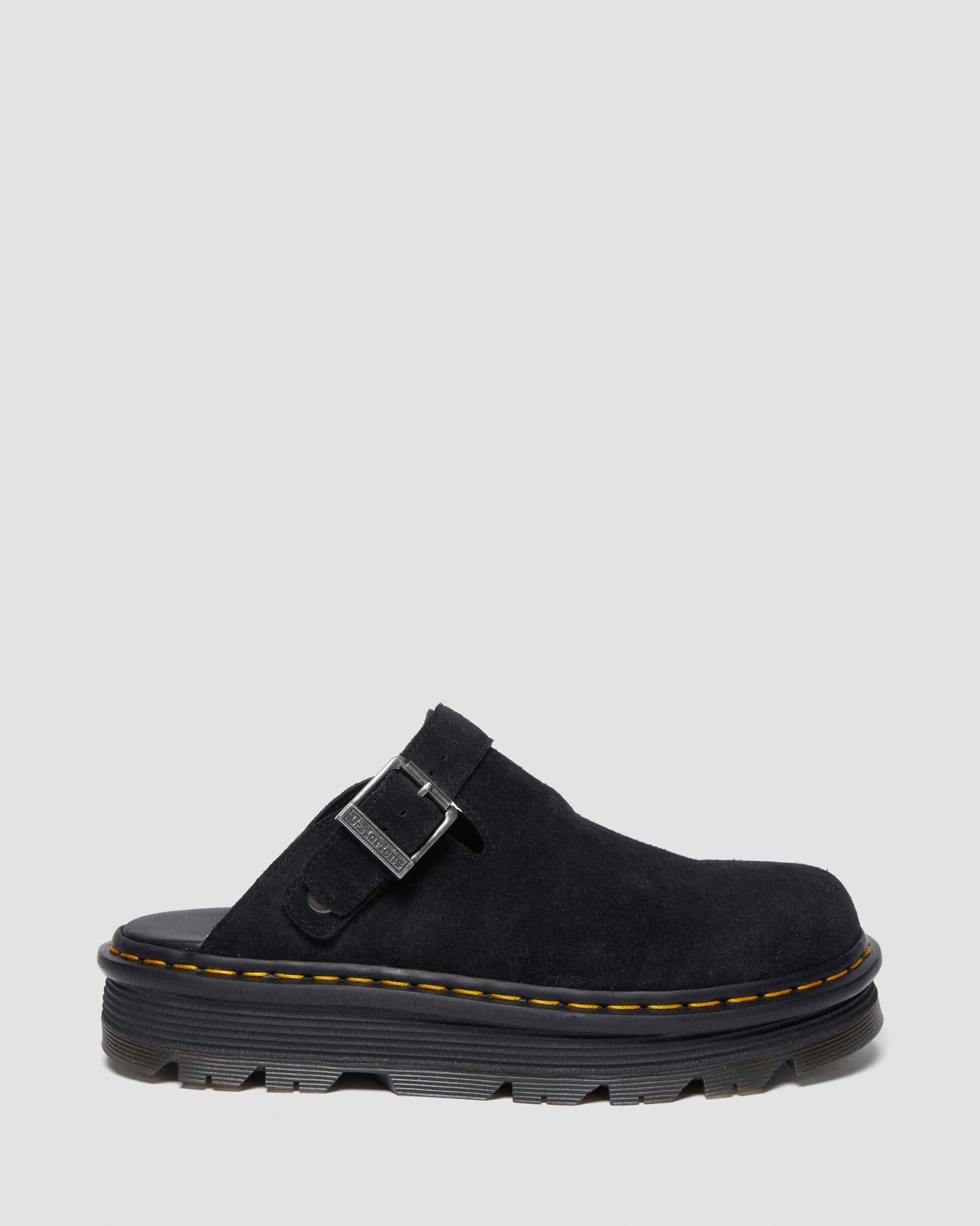 ZEBZAG MULE Black Suede
