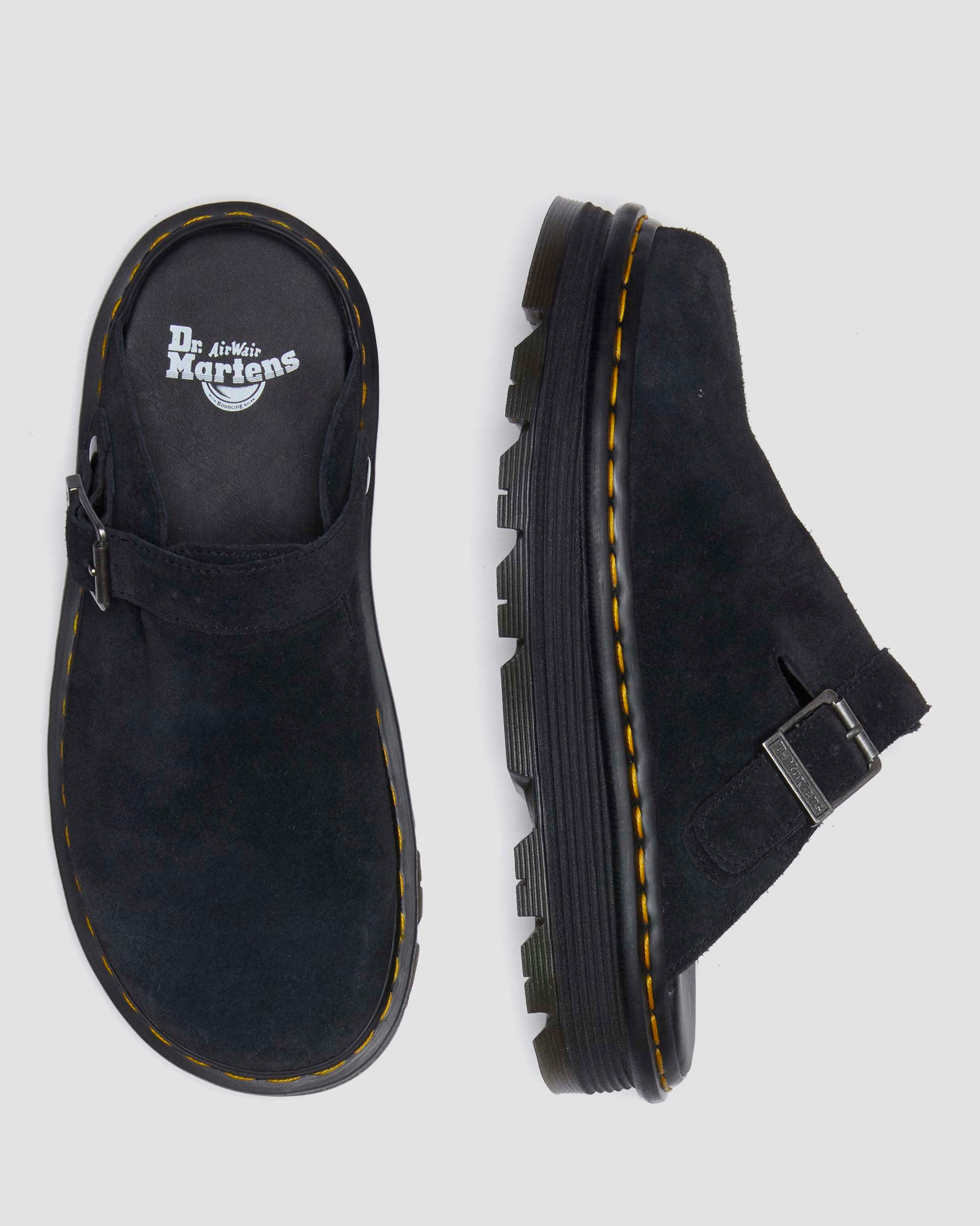 ZEBZAG MULE Black Suede