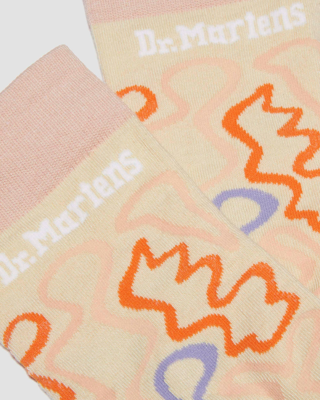 Calcetines Soundwaves de mezcla de algodón en Cloud Cream