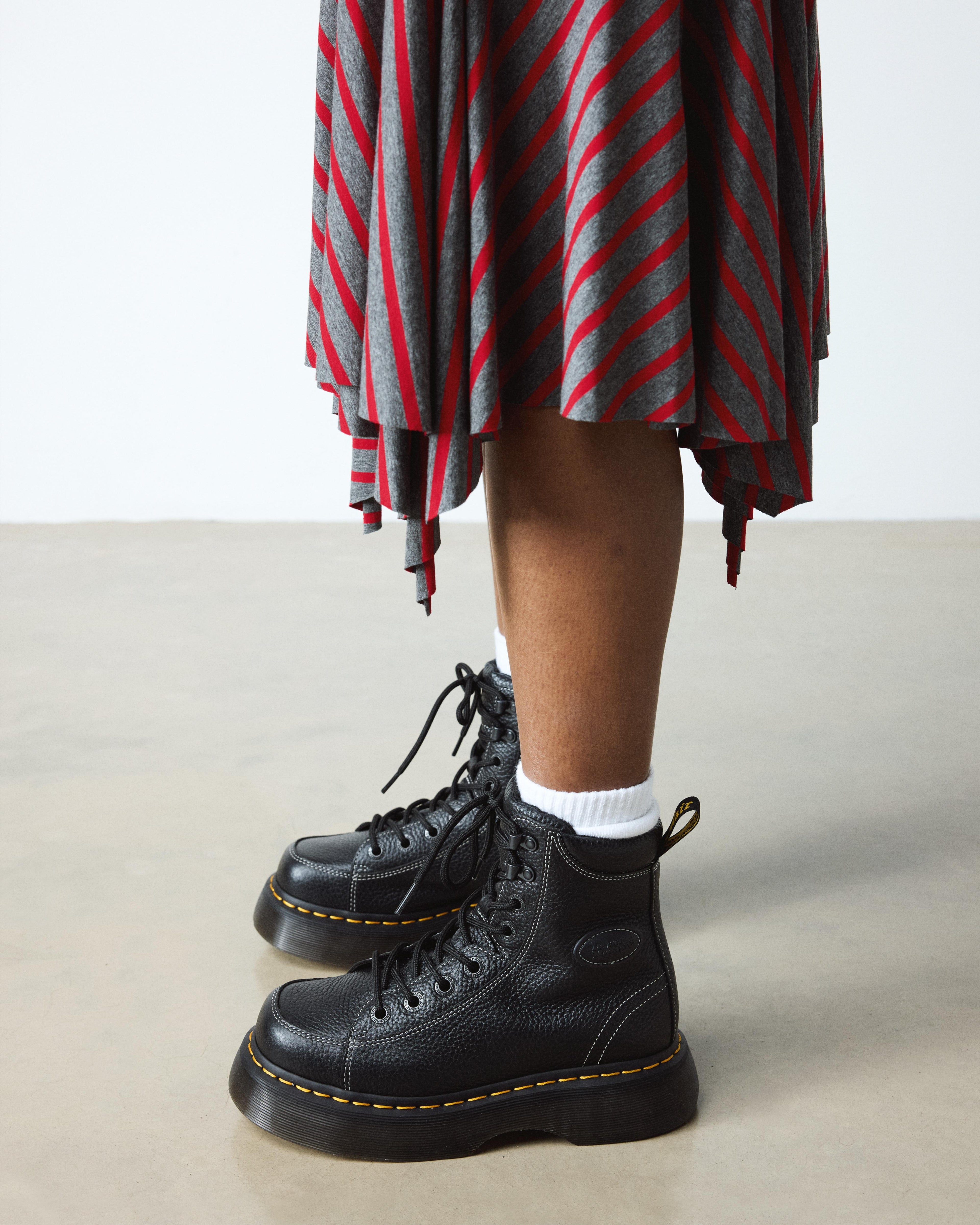 BUZZ 8I Black Milled Nappa