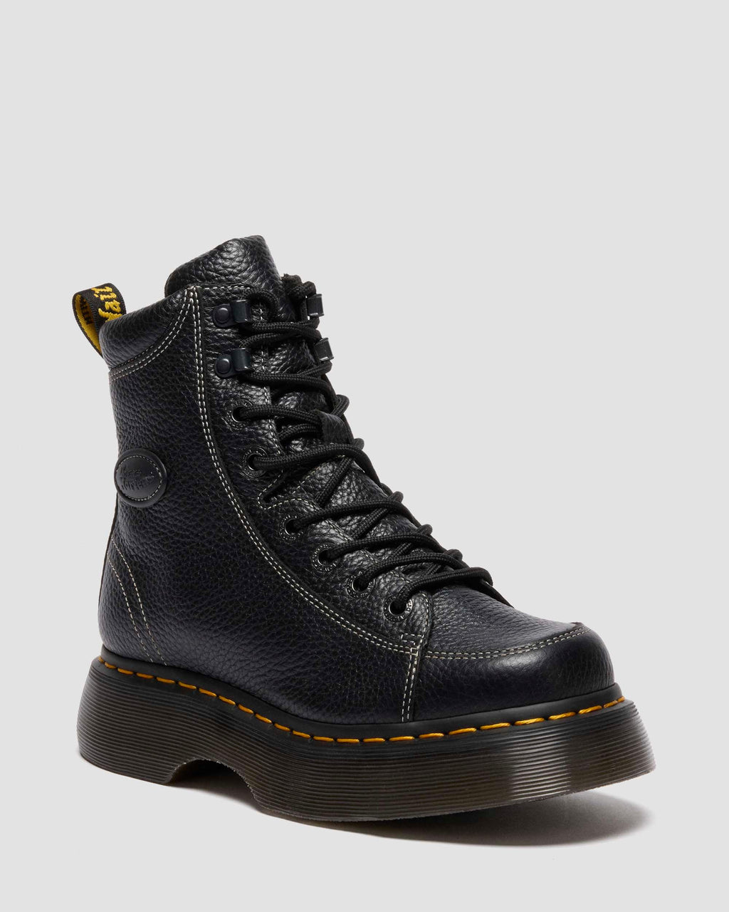 BUZZ 8I Black Milled Nappa