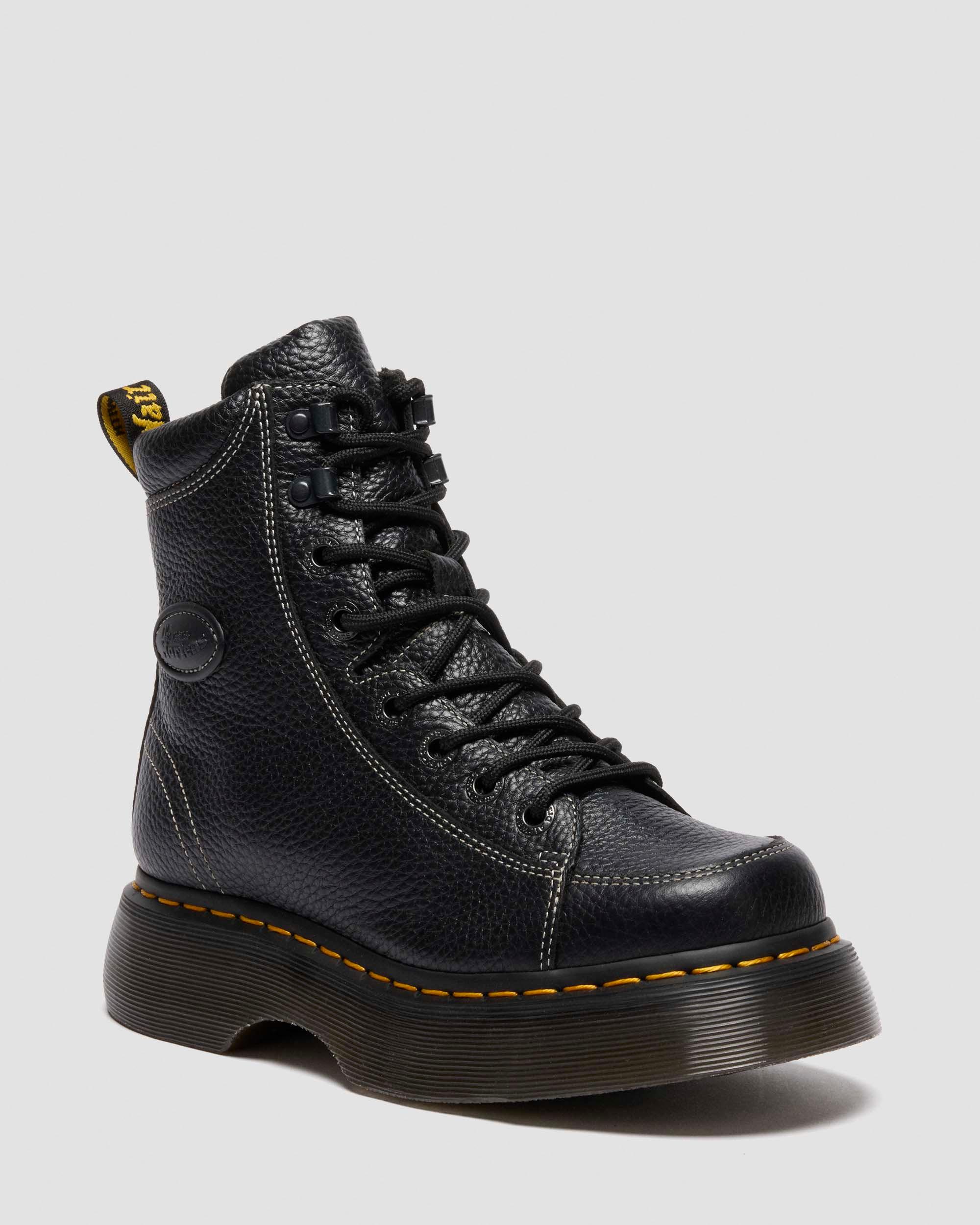BUZZ 8I Black Milled Nappa