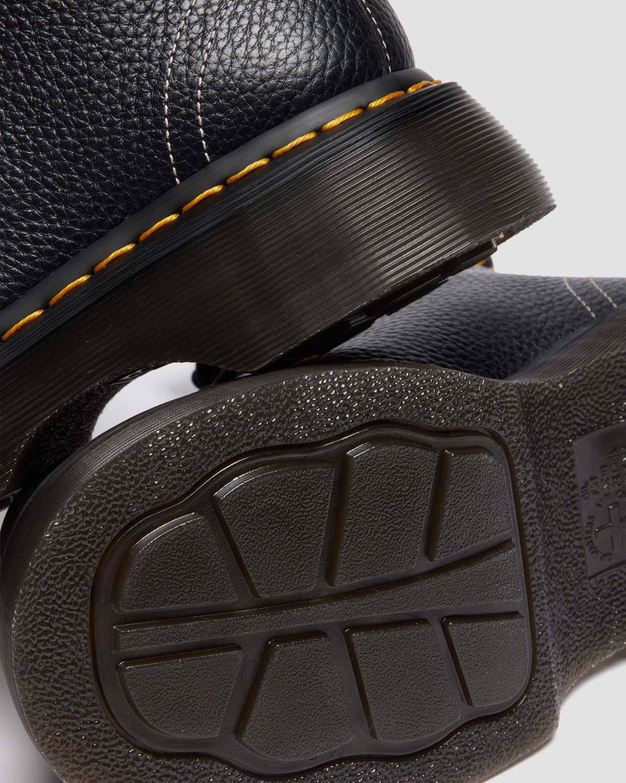 BUZZ 8I Black Milled Nappa
