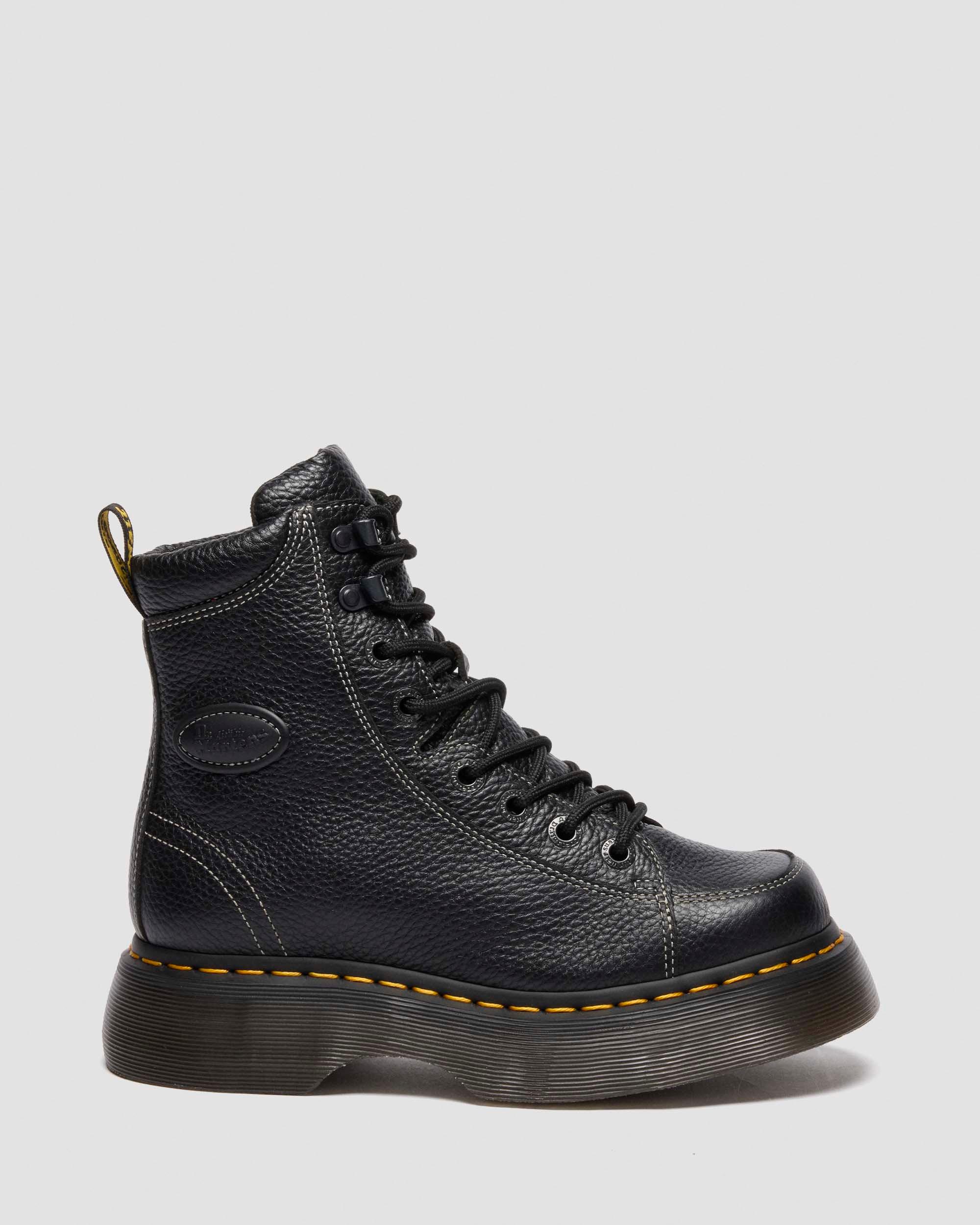 BUZZ 8I Black Milled Nappa