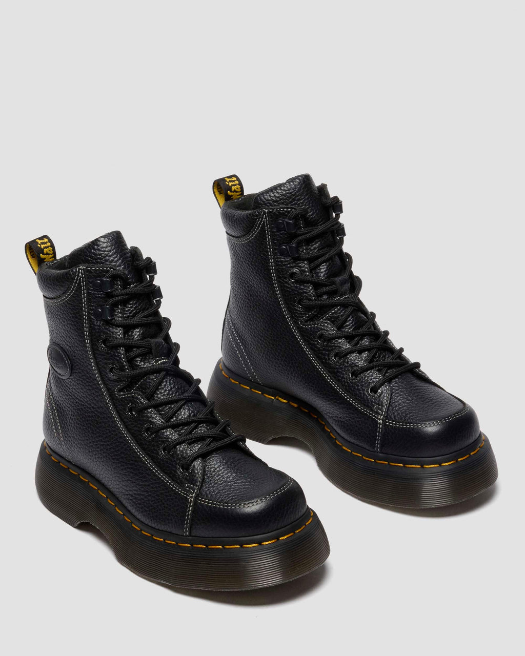 BUZZ 8I Black Milled Nappa