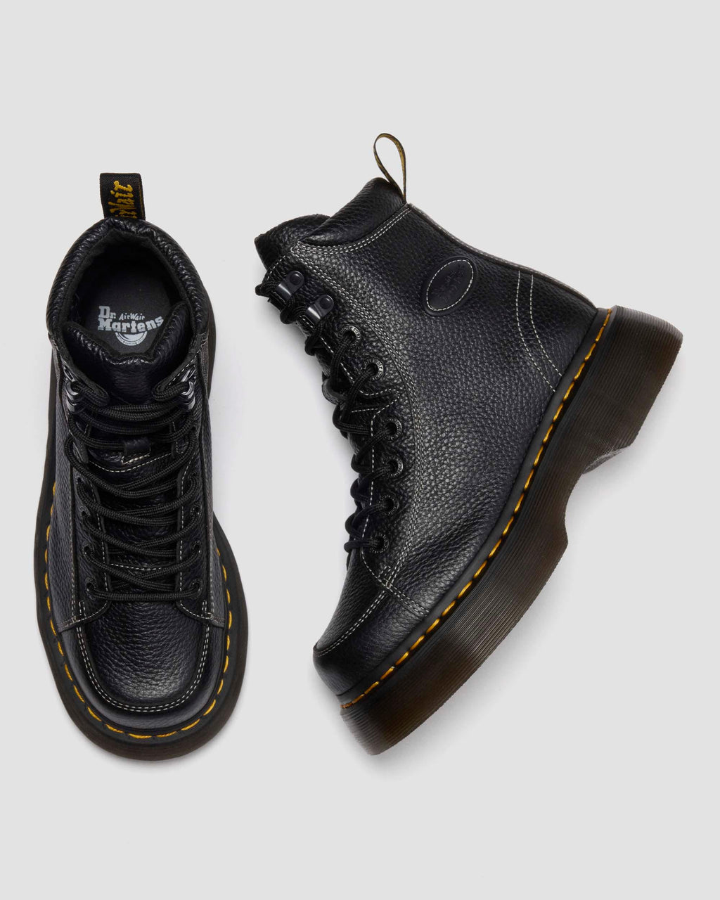 BUZZ 8I Black Milled Nappa