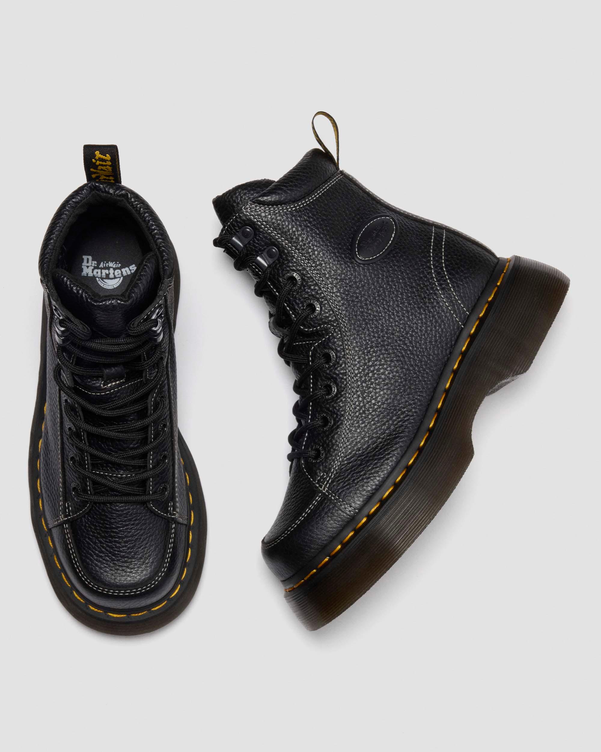 BUZZ 8I Black Milled Nappa