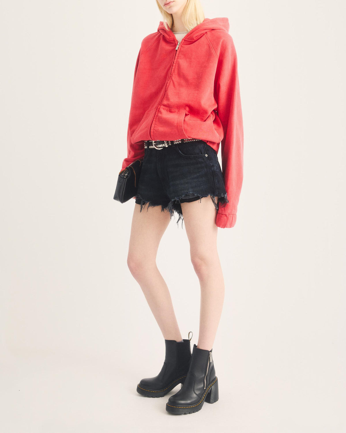 Botas Spence Zip de piel Sendal en Black