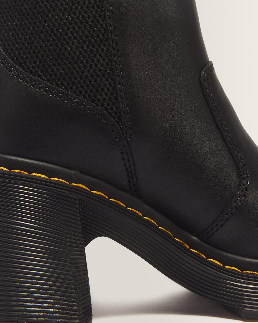 Botas Spence Zip de piel Sendal en Black