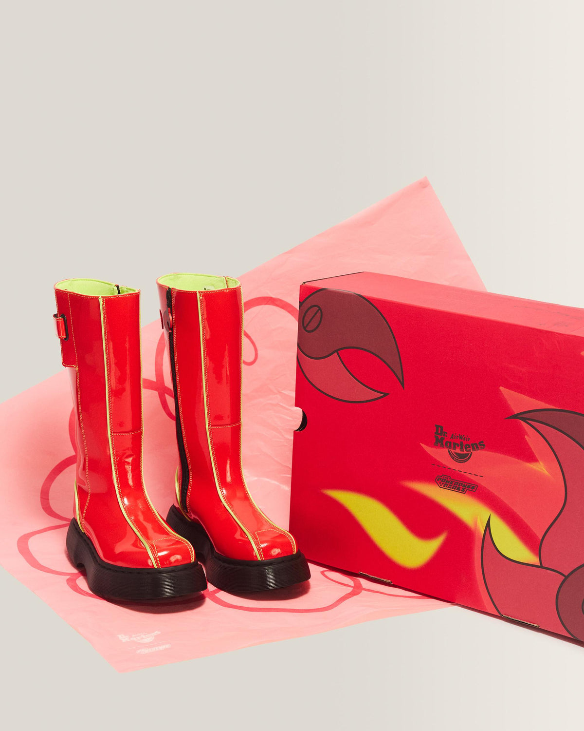 Botas Buzz Hi Powerpuff Girls en DMS Red