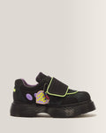 Zapatos Buzz con tira Powerpuff Girls en Black+Gunmetal