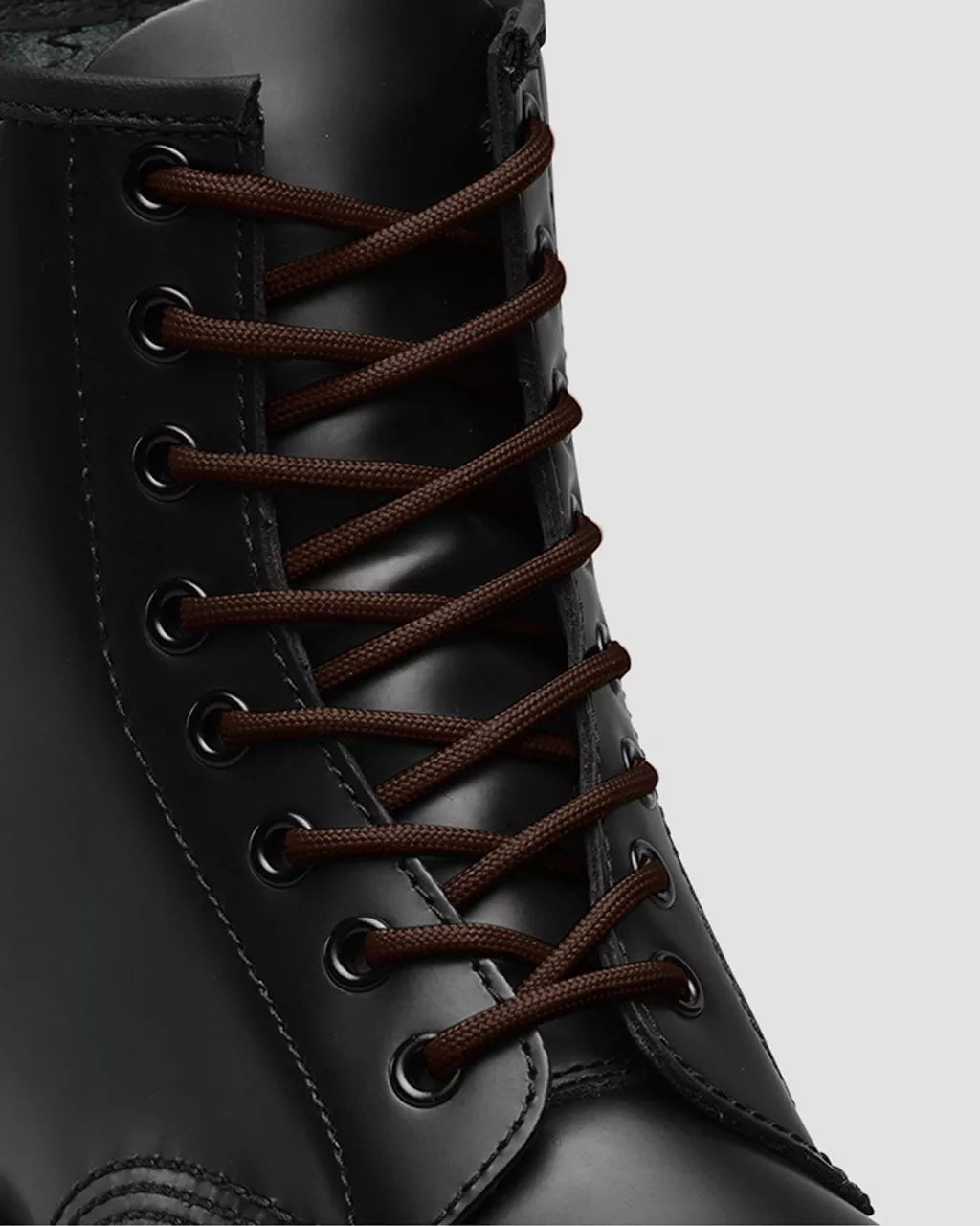 Cordones redondos marrones de 140 cm (8-10 ojales)