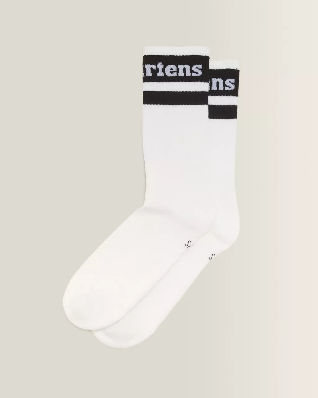 Medias Athletic blancas con logo negro