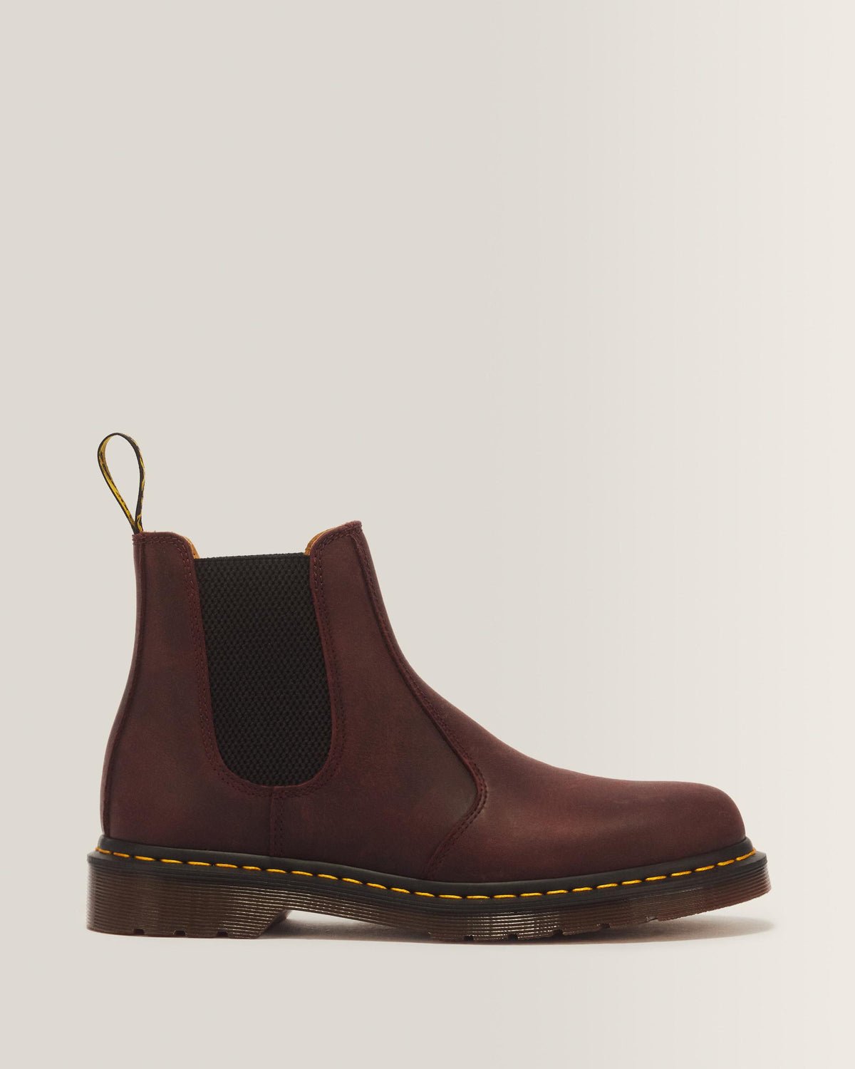 Botas Chelsea 2976 YS de piel Crazy Horse en Cherry Red