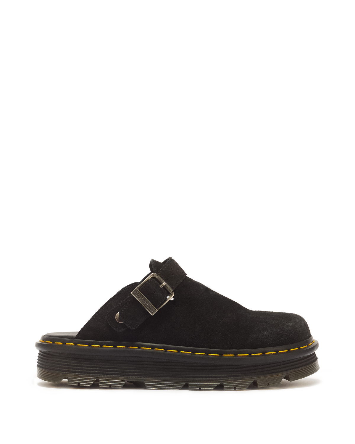 Zebzag Mule Black Suede