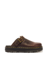 Zebzag Mule Dark Brown Crazy Horse