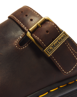 Zebzag Mule Dark Brown Crazy Horse