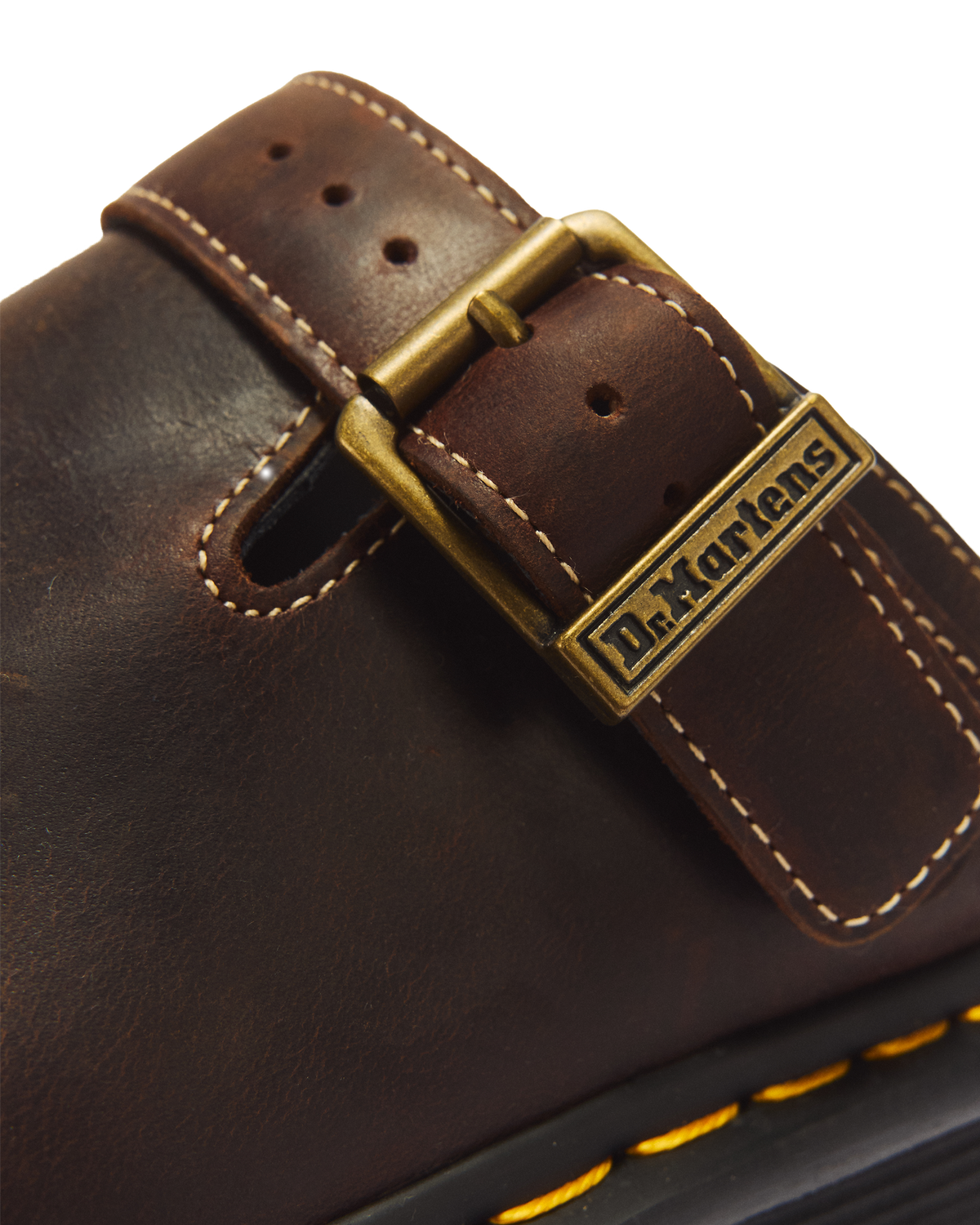 Zebzag Mule Dark Brown Crazy Horse