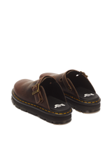 Zebzag Mule Dark Brown Crazy Horse