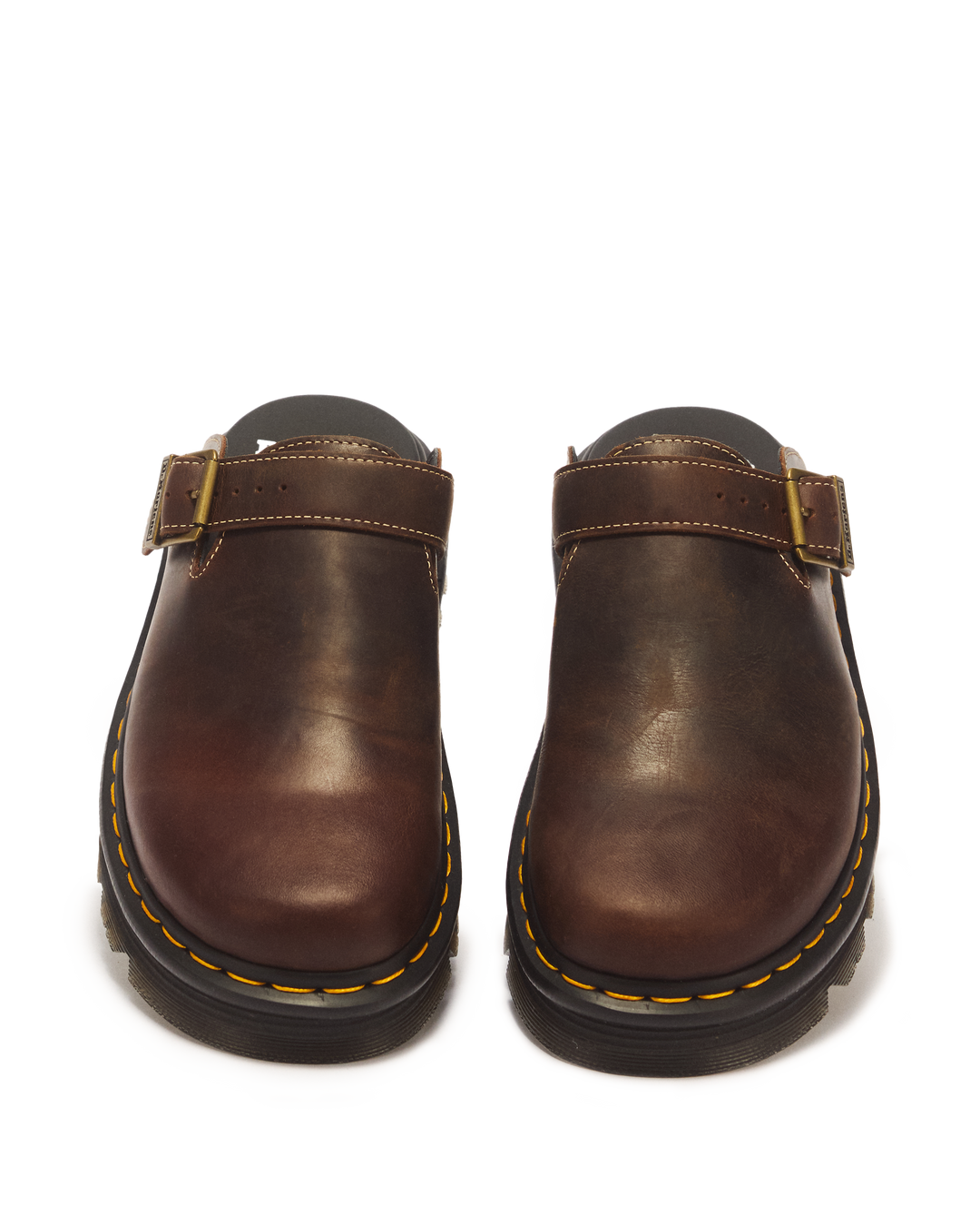 Zebzag Mule Dark Brown Crazy Horse