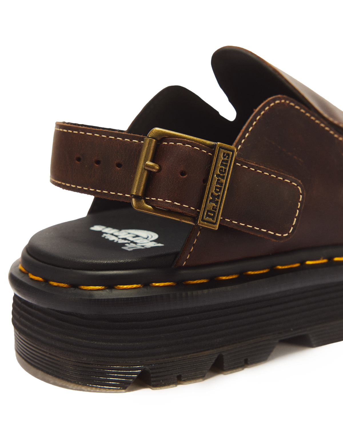 Zebzag Mule Dark Brown Crazy Horse